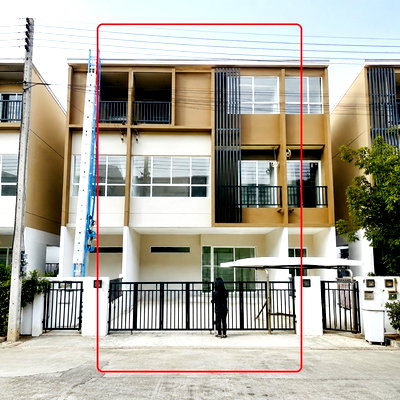ทาวน์โฮมให้เช่า : โรบินสันไลฟ์สไตล์ ราชพฤกษ์ 1.55กม. ดูโฮม บางบัวทอง 1.91กม. ชัยพฤกษ์ ทาวน์โฮมหรู 3 ชั้น 3 นอน 3 น้ำ ถ.สะพานนทบุรี 18 ตร.วา. 220 ตร.ม.