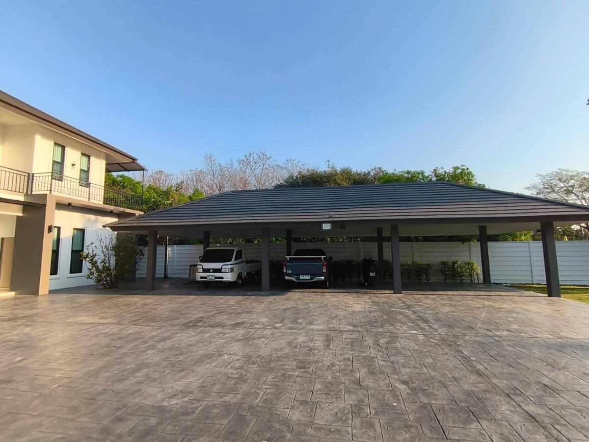รูป ให้เช่าบ้านสวย 7 นอน 8 น้ำ ย่านสันกำแพงสายเก่า เชียงใหม่ ใกล้ Mill Hill International School (R1162) T.0946511456 - รูปที่ 2/11