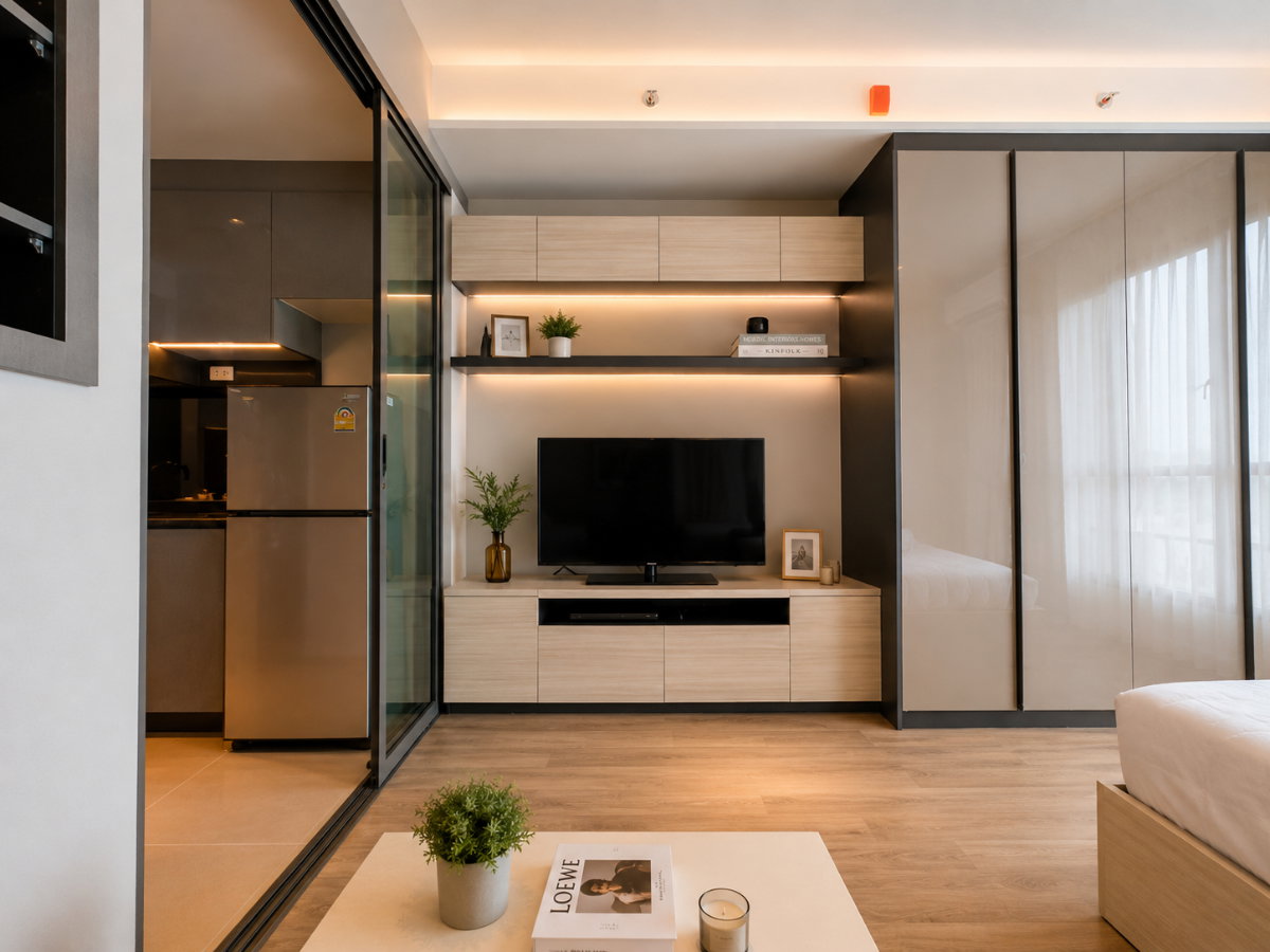รูป 🍀🍀 Fully furnished💝 ให้เช่า📌 ไอดีโอ จุฬา – สามย่าน (Line:@rent2022)MRT สามย่าน✨พร้อมเข้าอยู่ ✨ A04298 - รูปที่ 6/10