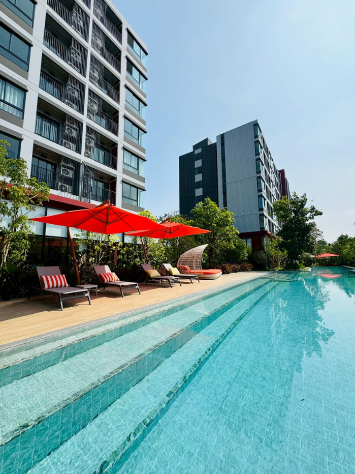 รูป ​🎒 เปลี่ยนค่าเช่าหอเป็นเงินผ่อนคอนโดให้ลูกที่ Dcondo Vivid Rangsit ใกล้ ม.กรุงเทพ เริ่ม 1.79 ล้าน* 📞 โทร. 065-4496399 / 💚 Line: @wsrcondo - รูปที่ 9/13