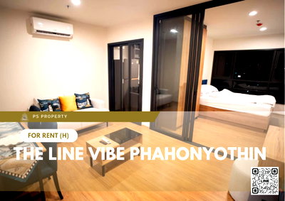 คอนโดให้เช่า : ให้เช่า ✨ THE LINE VIBE Phahonyothin ✨ เฟอร์นิเจอร์ และ เครื่องใช้ไฟฟ้าครบ ใกล้ BTS ห้าแยกลาดพร้าว