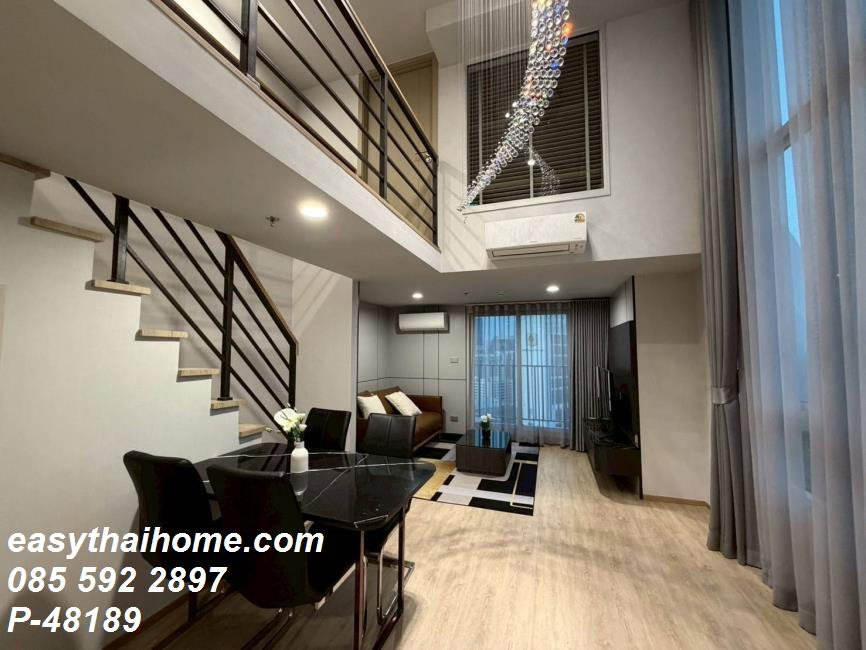 รูป P-48189 — ให้เช่าคอนโดหรูชั้นสูง! Culture Chula 59 ตรม. ใกล้ MRT สามย่าน เฟอร์เครื่องใช้ไฟฟ้าครบ ราคา 53,000 บาท โทร 085-592-2897 Line: @easythaihome - รูปที่ 6/14