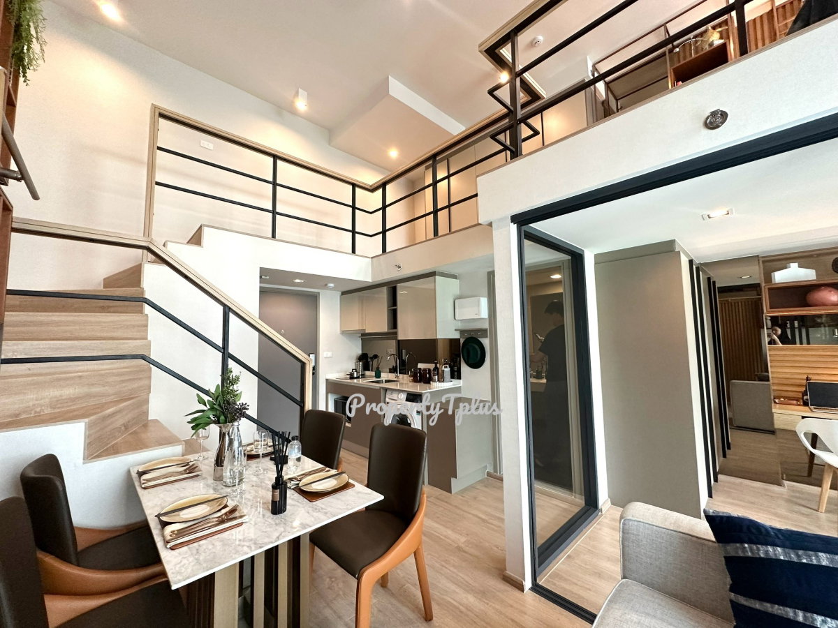 รูป Ideo asoke rama9 2 ห้องนอน Hybrid เพดานสูง 4.5 เมตร โปร่ง โล่ง อยู่สบาย ให้ฟีลเหมือนบ้าน 2 ชั้น - รูปที่ 4/10