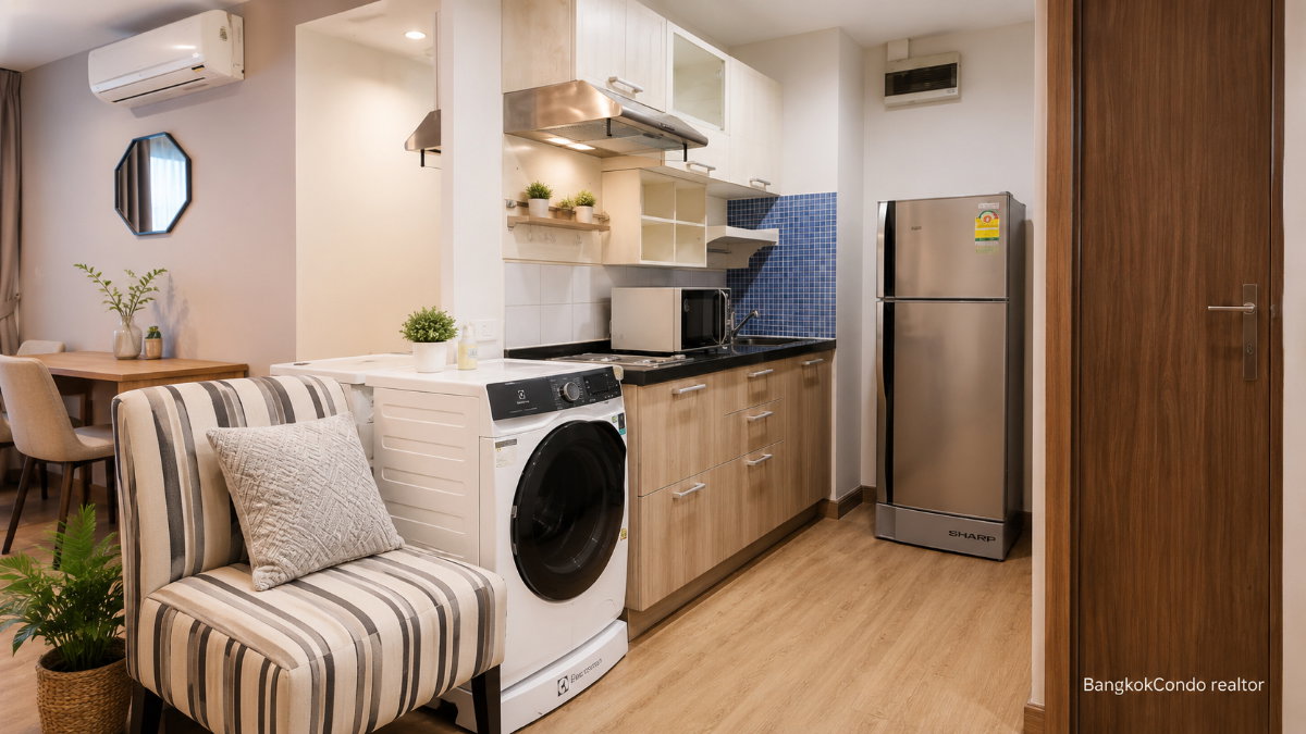 รูป 🍀🍀 Fully furnished💝 ให้เช่า📌 ดิ แอดเดรส สุขุมวิท 42(Line:@rent2022)BTS เอกมัย✨พร้อมเข้าอยู่🔖A05441 - รูปที่ 5/9