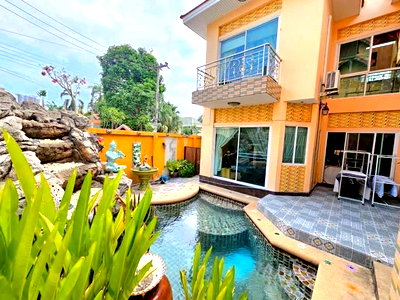 บ้านเดี่ยว ถนนทัพพระยา : Pool Villa for Sale Jomtien Beach Pattaya