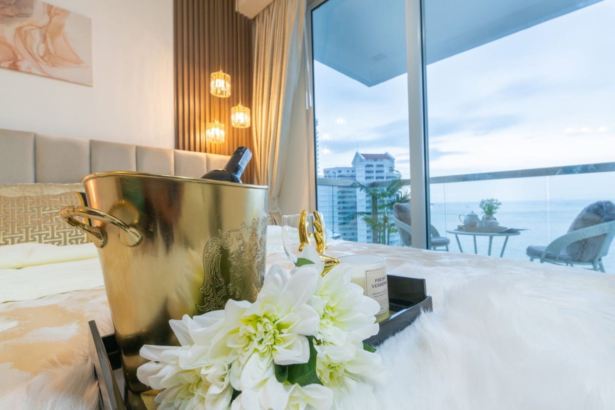 รูป For rent condo The Palm Wongamat Beach Front pattaya  (S03-2152 R) - รูปที่ 23/35