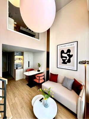 คอนโดให้เช่า : ✨Duplex 1 Bedroom Unit For Rent @ Culture Chula ✨ 🏡
