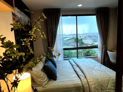 Condos for rent : 🚩 For Rent Condo POLIS CONDO SUKSAWAT 64 Building 1, Floor 7,1 bed room, Room size 28 sqm