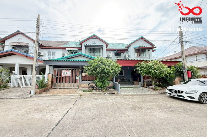 ขายทาวน์โฮม : ขายทาวน์เฮาส์ 2 ชั้น บ้านลุมพินี บางบัวทอง 21 ตรว. ต่อเติมครบ ใกล้ MRT 