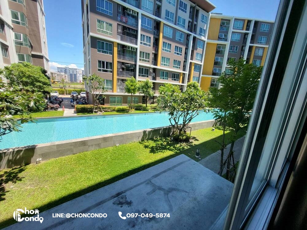 รูป DCondo ดีคอนโด ชั้น2 ตึกD ------------วิวสระ------ ว่าง 06 มิ.ย. 2569 ----------Tel 097-049-5874 (Line: @choncondo มี@ด้วย) - รูปที่ 6/17