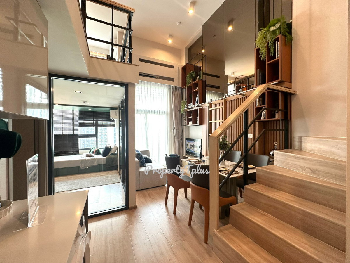 รูป Ideo asoke rama9 2 ห้องนอน Hybrid เพดานสูง 4.5 เมตร โปร่ง โล่ง อยู่สบาย ให้ฟีลเหมือนบ้าน 2 ชั้น - รูปที่ 1/10