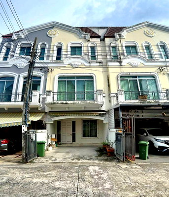 Townhouses for rent Bangkok : R0328 Rent, Lease, or Lease: Townhome in Ratchada, Baan Klang Muang Swiss Town. Ready to move in, affordable price. Interested? Line: @951qfbfi