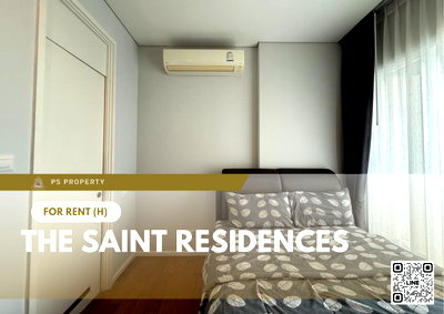 Condos for rent : For Rent 🔥 The Saint Residences 🔥 Near MRT Phahonyothin. Fully furnished with appliances.