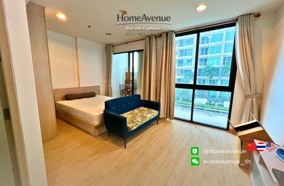 รูป Highlight✨ 1Bed (Studio) 🚇 ใกล้MRT ห้วยขวาง💥📲 Line: @homeavenue ⭐HA-1106 (IMG-4980) - รูปที่ 2/6