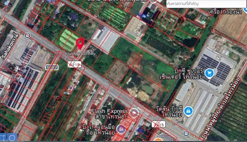 รูป ให้เช่าที่ดินถมแล้ว 225 ตร.ว. บนถนนบางกรวย - ไทรน้อย ใกล้บิ๊กซี ซูเปอร์เซ็นเตอร์ ไทรน้อย นนทบุรี  - รูปที่ 4/7
