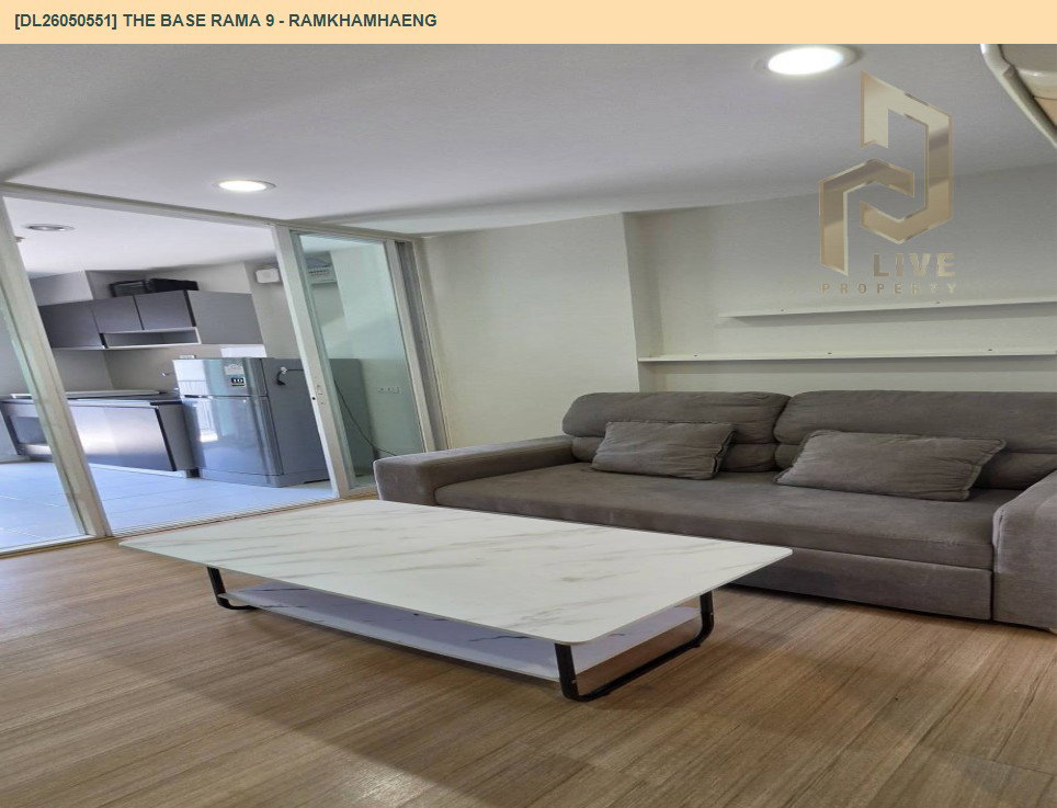 รูป DL26050551 ให้เช่าคอนโด เดอะ เบส พระราม 9 - รามคำแหง (The Base Rama 9 - Ramkhamhaeng) ใกล้ ARL รามคำแหง พร้อมเข้าอยู่ โทรด่วน 0614453194 LineID @162cjixi - รูปที่ 3/12