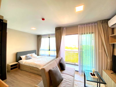 เช่าคอนโด ม.ธรรมศาสตร์ ศูนย์รังสิต : 💎ให้เช่าคอนโด✨ “Dcondo Hideaway”  🚌มีรถรับ-ส่งไปสะพานลอยตรงข้ามม.ธรรมศาสตร์
