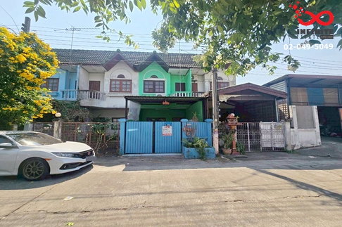 ขายทาวน์เฮ้าส์ 2 ชั้น 18 ตรว. ม.อรุณนิเวศน์ พหลโยธิน 54/1 ใกล้รถไฟฟ้าสะพานใหม่ สนามบินดอนเมือง 