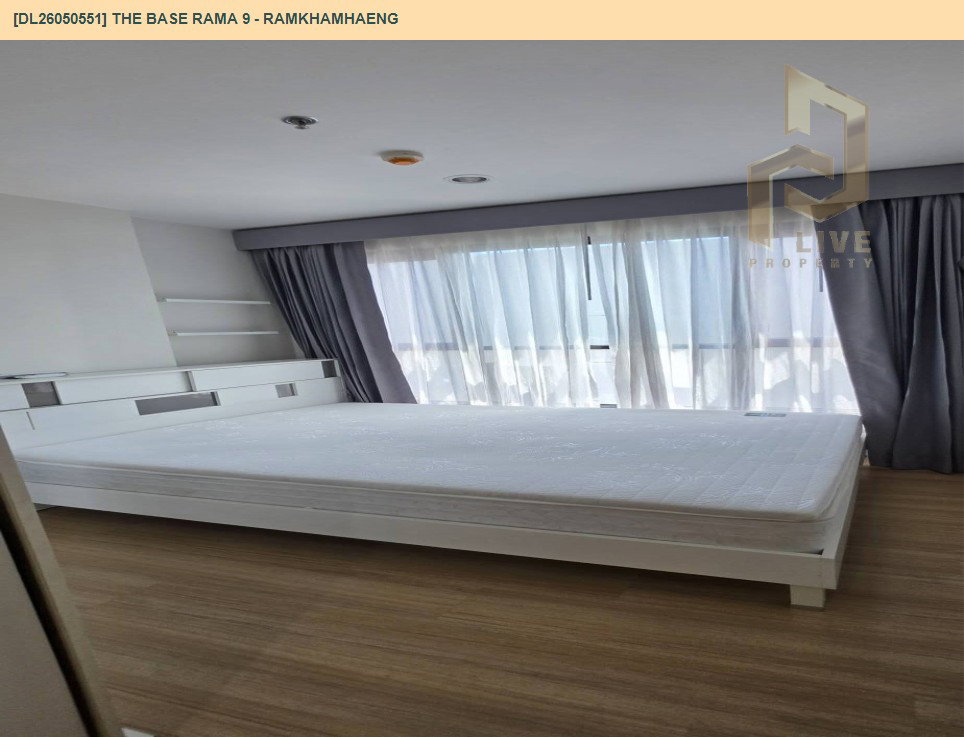รูป DL26050551 ให้เช่าคอนโด เดอะ เบส พระราม 9 - รามคำแหง (The Base Rama 9 - Ramkhamhaeng) ใกล้ ARL รามคำแหง พร้อมเข้าอยู่ โทรด่วน 0614453194 LineID @162cjixi - รูปที่ 2/12