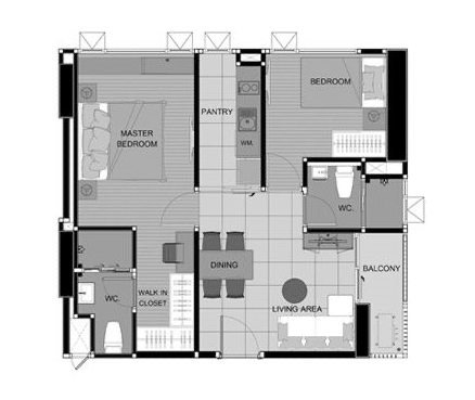 รูป ให้เช่า Condo สุขุมวิท 48 ใกล้ BTS พระโขนง - รูปที่ 14/15