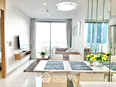 คอนโดให้เช่า : คอนโด 1 ห้องนอน The Riviera Palm Beach Wongamat ชั้น 18 ใกล้ Sanctuary Of Truth (ID 2905355)
