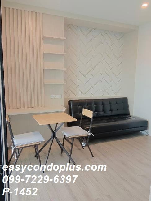 รูป P-1452 ห้องวิวเมือง Knightsbridge Sukhumvit-Thepharak ใกล้ MRT ทิพวัล | 16,500 บาท/เดือน | Line Id: @easycondoplus | 099-229-6397 - รูปที่ 3/9