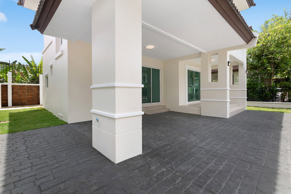 รูป บ้านเดี่ยว 2 ชั้น รีโนเวทใหม่ หมู่บ้าน เดอะ เซนโทร รัตนาธิเบศร์ ใกล้กับวัดสวนแก้ว และรถไฟฟ้า MRT สายสีม่วง สถานีบางพลู - รูปที่ 3/13