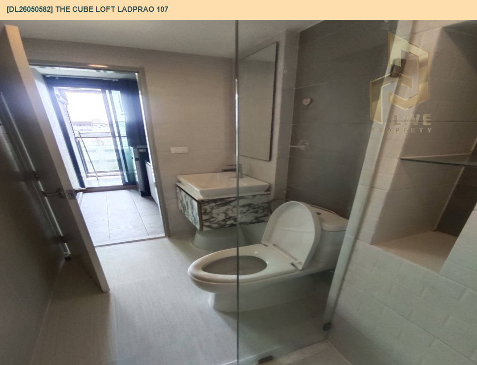 รูป DL26050582 ให้เช่าคอนโด เดอะคิวบ์ ลอฟท์ ลาดพร้าว 107 (THE CUBE LOFT Ladprao 107) ใกล้ รถไฟฟ้าลาดพร้าว 101 พร้อมเข้าอยู่ โทรด่วน 0653619502 LineID @897iyzll - รูปที่ 8/9