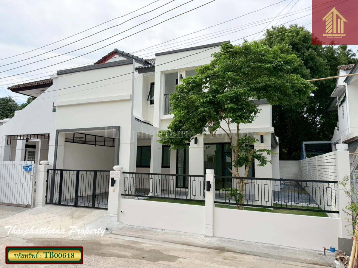 รูป หมู่บ้านรัตนาวลัย วิภาวดีรังสิต 39 สีกัน ดอนเมือง บ้านแฝด ทำเลดี รีโนเวทใหม่ พร้อมอยู่ - รูปที่ 2/15