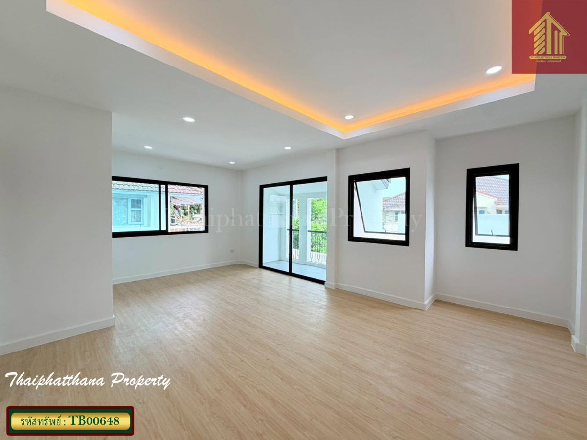 รูป หมู่บ้านรัตนาวลัย วิภาวดีรังสิต 39 สีกัน ดอนเมือง บ้านแฝด ทำเลดี รีโนเวทใหม่ พร้อมอยู่ - รูปที่ 9/15