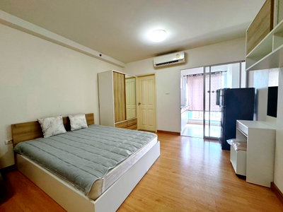 Condos for rent MRT Tao Poon : P646 Condo for rent Supalai Veranda Prachacheun, beautiful room, fully furnished, has washing machine, ready to move in
