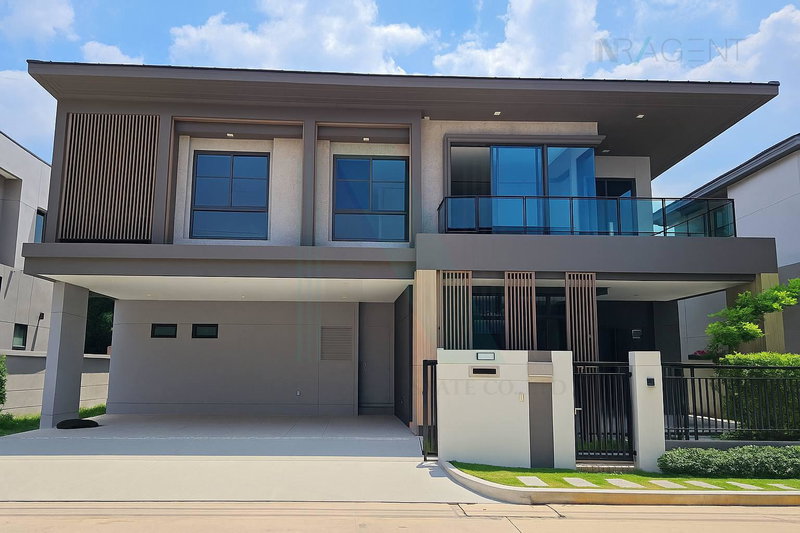 บ้านเดี่ยวให้เช่า : ให้เช่าบ้านเดี่ยว 2 ชั้น บางกอก บูเลอวาร์ด บางนา - ศรีนครินทร์ 3 ห้องนอน 5 ห้องน้ำ