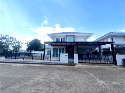 บ้านเดี่ยว นิคมสมุทรสาคร : ขายบ้านเดี่ยว The Canal Rama 2 บ้านสวย พร้อมเข้าอยู่ บรรยากาศเงียบสงบ เหมาะสำหรับครอบครัว [JZh260501]