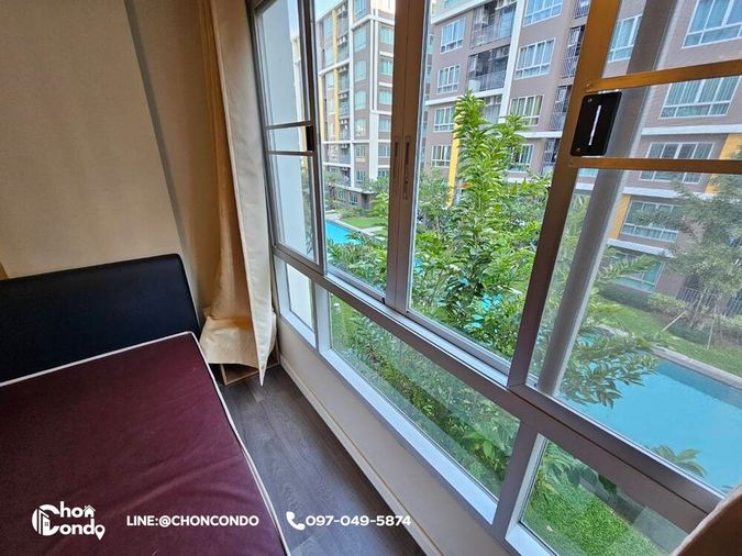 DCondo ดีคอนโด ชั้น3 ตึกD ---------วิวสระ------ ห้องว่าง 06 มิ.ย. 2569 --------Tel 097-049-5874 (Line: @choncondo มี@ด้วย)