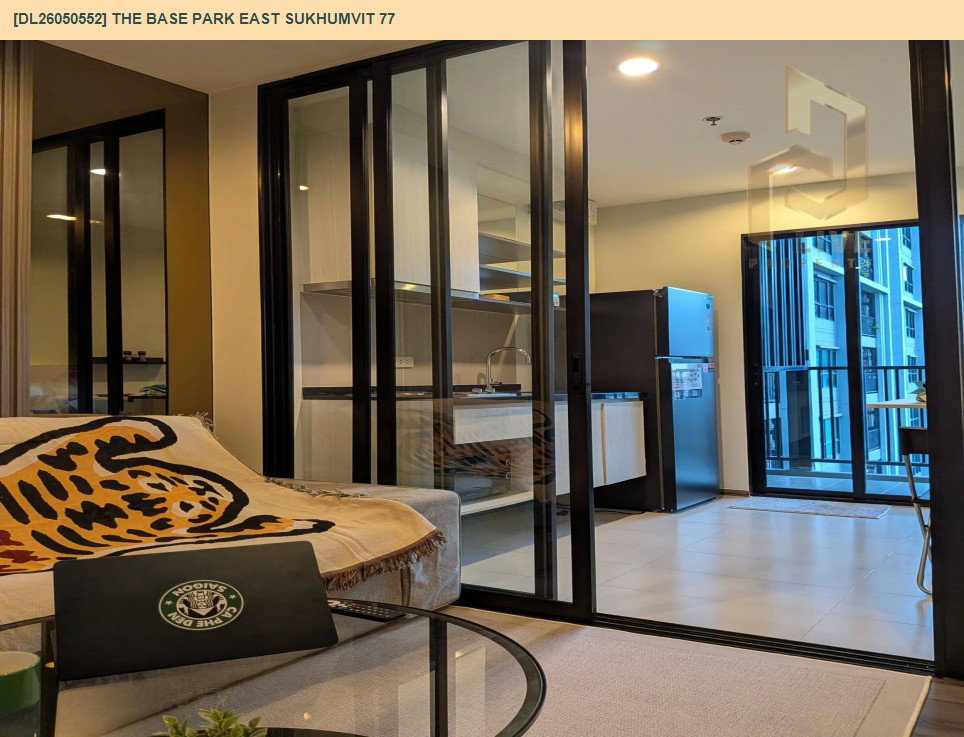 รูป DL26050552 ให้เช่าคอนโด เดอะ เบส พาร์คอีสท์ สุขุมวิท 77 (The Base Park East Sukhumvit 77) ใกล้ BTS อ่อนนุช พร้อมเข้าอยู่ โทรด่วน 0638692663 LineID @655ebbvc - รูปที่ 3/6