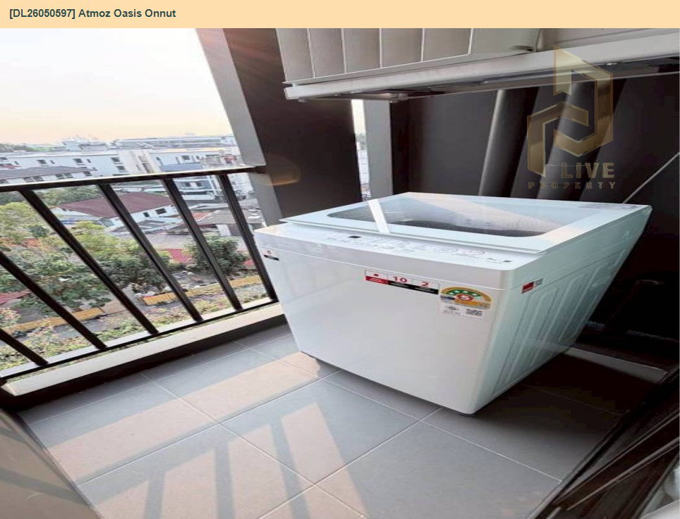รูป DL26050597 ให้เช่าคอนโด แอทโมซ โอเอซิส อ่อนนุช (Atmoz Oasis Onnut) ใกล้ - พร้อมเข้าอยู่ โทรด่วน 0614453194 LineID @162cjixi - รูปที่ 10/10