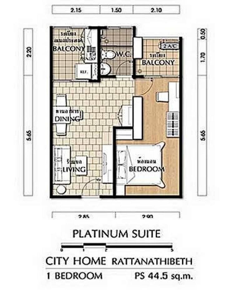 รูป 🏢 ขายคอนโด : City Home Rattanathibet (ซิตี้ โฮม รัตนาธิเบศร์) รหัสทรัพย์ | 📌LNP-C13346 - รูปที่ 8/8