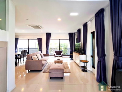 เช่าบ้านเดี่ยว เขตบางกะปิ : ให้เช่าบ้านเดี่ยว 4 ห้องนอน บุราสิริ กรุงเทพกรีฑา ใกล้รร.ไบรท์ตัน คอลเลจ