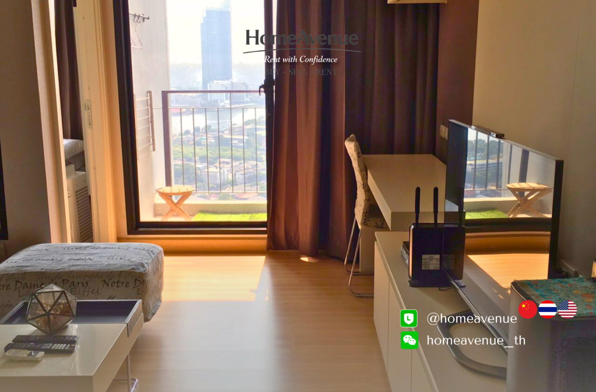 รูป Highlight✨ 1Bed 🚇 ใกล้BTS กรุงธนบุรี💥📲 Line: @homeavenue ⭐HA-5047 - รูปที่ 2/6
