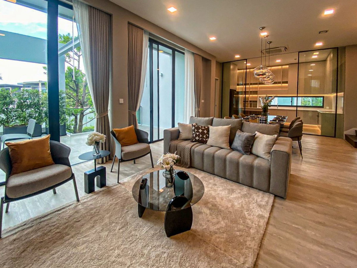 picture Vive Krungthep Kreetha, luxury corner house 4 bedrooms, 5 bathrooms, 421 sq m, elevator. - 2/21