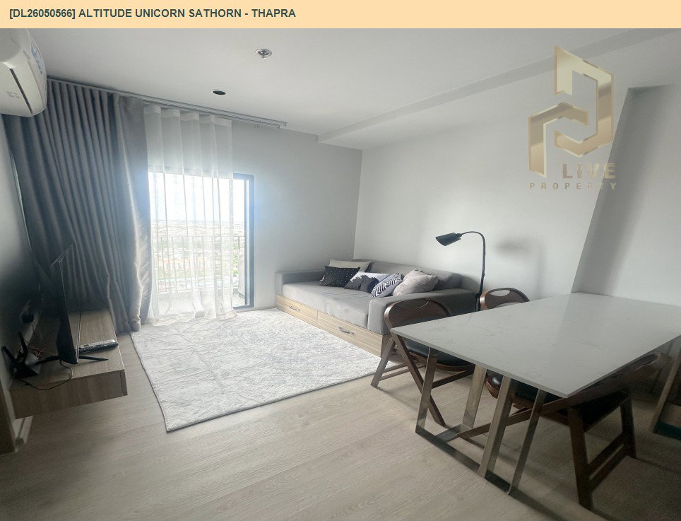รูป DL26050566 ให้เช่าคอนโด อัลติจูด ยูนิคอร์น สาทร - ท่าพระ (Altitude Unicorn Sathorn - Thapra) ใกล้ BTS ตลาดพลู พร้อมเข้าอยู่ โทรด่วน 0638692663 LineID @655ebbvc - รูปที่ 7/12
