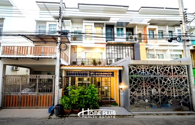 ทาวน์โฮม วิทยาลัยการจัดการเพชรเกษม : ทาวน์โฮม 3 ชั้น บ้านบุษรา เพชรเกษม 81 ถนนมาเจริญ แขวงหนองค้างพลู เขตหนองแขม กรุงเทพมหานคร