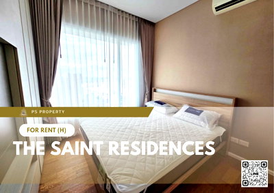 คอนโดให้เช่า : ให้เช่า 📍 The Saint Residences 📍 เฟอร์นิเจอร์ และ เครื่องใช้ไฟฟ้าครบ ใกล้ BTS ห้าแยกลาดพร้าว
