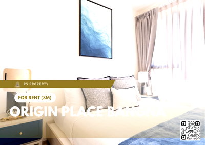 คอนโดให้เช่า : ให้เช่า ✨ Origin place bangna ✨ เฟอร์นิเจอร์ และ เครื่องใช้ไฟฟ้าครบ ใกล้ MRT ศรีเอี่ยม