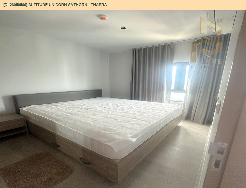 รูป DL26050566 ให้เช่าคอนโด อัลติจูด ยูนิคอร์น สาทร - ท่าพระ (Altitude Unicorn Sathorn - Thapra) ใกล้ BTS ตลาดพลู พร้อมเข้าอยู่ โทรด่วน 0638692663 LineID @655ebbvc - รูปที่ 2/12