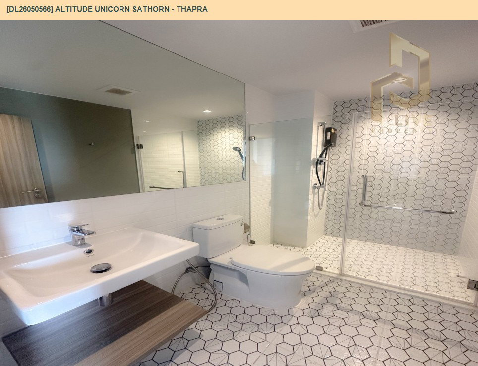 รูป DL26050566 ให้เช่าคอนโด อัลติจูด ยูนิคอร์น สาทร - ท่าพระ (Altitude Unicorn Sathorn - Thapra) ใกล้ BTS ตลาดพลู พร้อมเข้าอยู่ โทรด่วน 0638692663 LineID @655ebbvc - รูปที่ 11/12