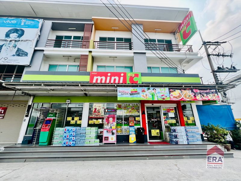 รูป ขายอาคารพาณิชย์3ชั้น ติดถนนใหญ่พานทอง พร้อมผู้เช่า Mini Big C รับรายได้ทันที  - รูปที่ 13/13