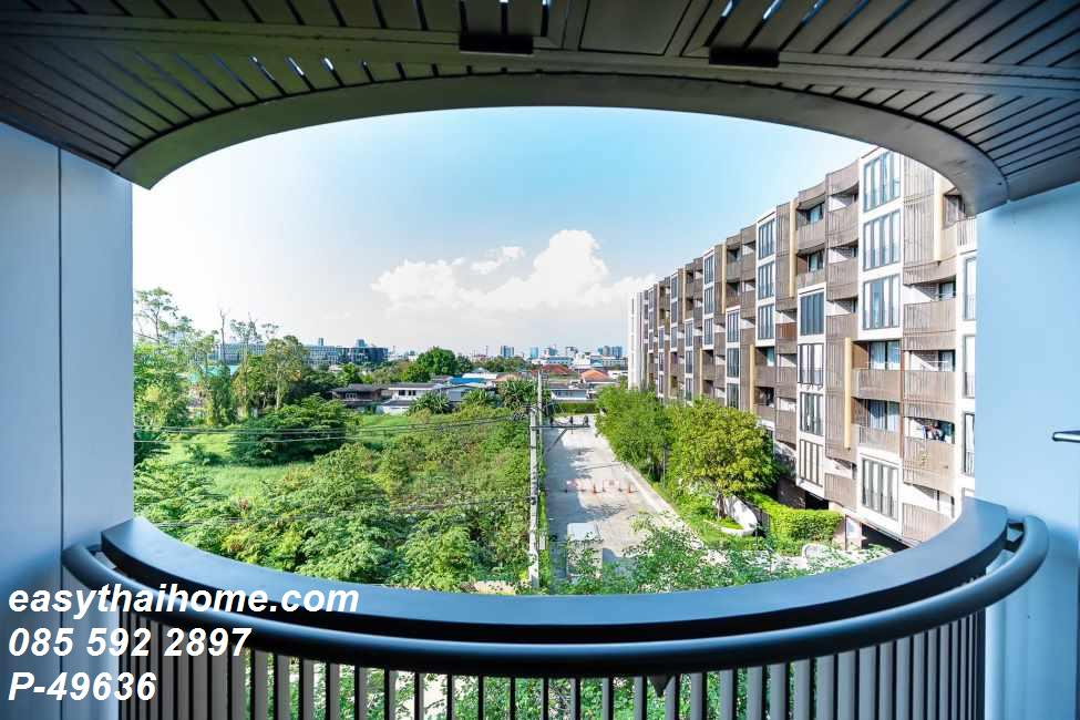 รูป P-49636 — ให้เช่าคอนโดบรรยากาศรีสอร์ทริมน้ำสุดร่มรื่น! KAWA HAUS สุขุมวิท 77 ใกล้ BTS อ่อนนุช ราคา 22,000 บาท โทร 085-592-2897 Line: @easythaihome - รูปที่ 8/8