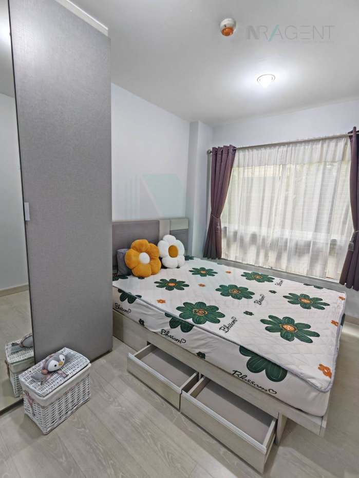 รูป ให้เช่าคอนโด เดอะ นิช ไอดี สุขุมวิท 113 อาคาร 1 ชั้น 2 1 ห้องนอน ขนาด 28 ตรม ใกล้ ตลาดเอี่ยมเจริญ - รูปที่ 5/8