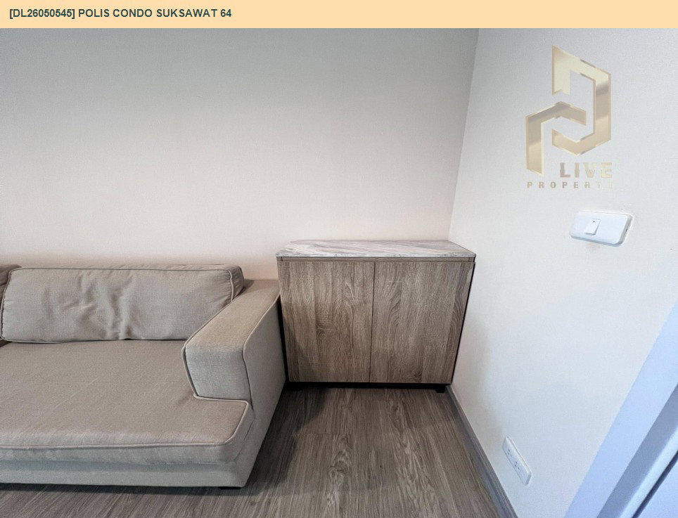 รูป DL26050545 ให้เช่าคอนโด โพลิส คอนโด สุขสวัสดิ์ 64 (Polis Condo Suksawat 64) ใกล้ - พร้อมเข้าอยู่ โทรด่วน 0653619502 LineID @897iyzll - รูปที่ 11/15